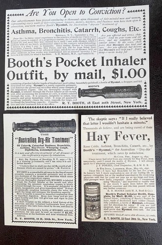 1896 booth pocket inhaler - 1896, &