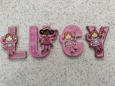 Vinsani Wooden Fairy Alphabet Letters - Lucy