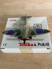 Vintage Tonka Polistil die-cast model Spitfire plane  1:115 scale