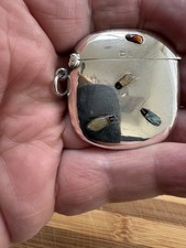 Antique Solid Silver Vesta