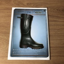 GUNS82 MAGAZINE ADVERT 12X9 AIGLE PARCOURS ISO WARM BOOT