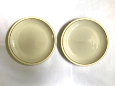 DENBY ENERGY 2 X CREAM TEA SIDE PLATES SECOND QUALITY VERY GOOD USED CONDITION U