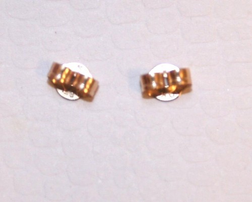 10k solid gold earrings backs - 10k,