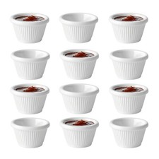 12x Melamine Fluted Ramekin