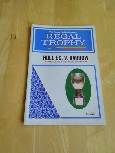1994 hull barrow - 1994/95,