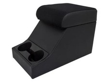 Land Rover Series & Defender Black Mesh 'Chubby' Armrest Cubby Box - DA2662MESH