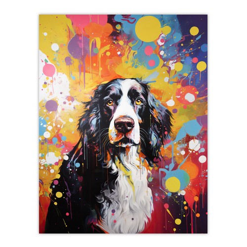 English springer spaniel dog - spaniel,