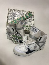 AIRWALK HI TEMP PROTOTYPE 600F WHITE/LIGHT GREY/BLACK VINTAGE SKATE SHOES & BOX