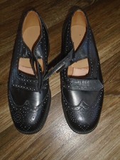 PIPER BROGUES SIZE 6L WIDE FIT BRITISH ARMY ISSUE NO BUCKLES