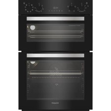 Hotpoint DIH 82G B Built In 59cm Electric Double Oven Black A/A