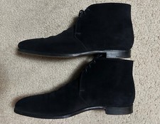 GEORGE CLEVERLEY Black Suede