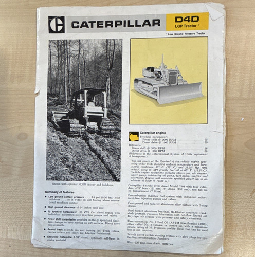Caterpillar d4d lgp - d4d, ground
