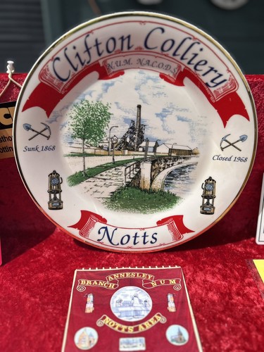 Clifton num colliery plate - clifton,