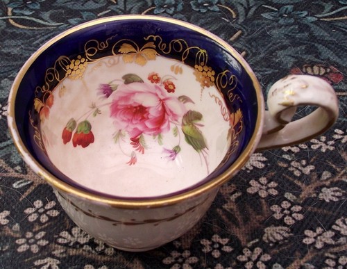 Early handpainted cup - cup,