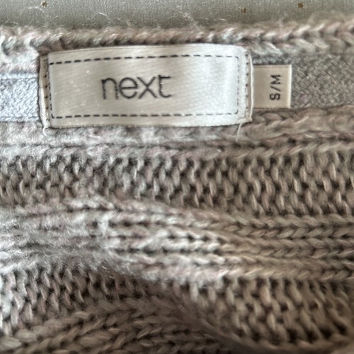 Next knitted poncho grey - s/m,
