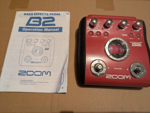 Zoom bass pedal - b2,