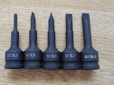 Set of 5 Impact screwdriver bits