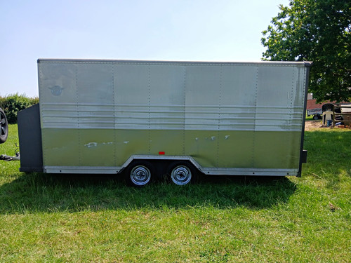 Twin axel tilting trailer - axel,