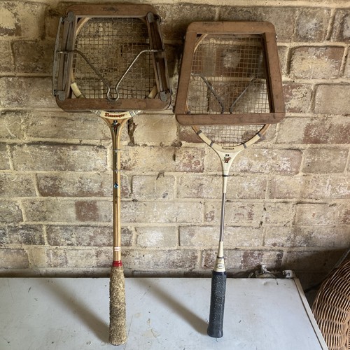 Pair vintage wooden - pair,