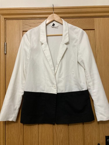 Ladies size ivory black - size, ivory/black