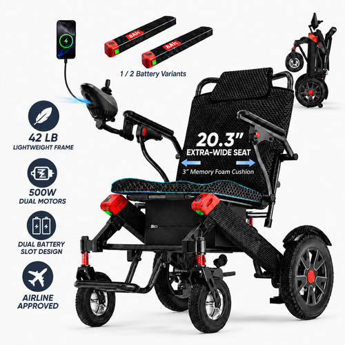 Electric power wheelchair - power,