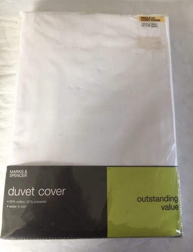 White single duvet - m&s, quilt