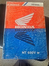 Honda nt650 deauville workshop - honda,