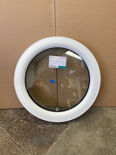 600mm round fixed white circle - round,