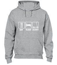 EAT SLEEP SCOOT HOODY HOODIE