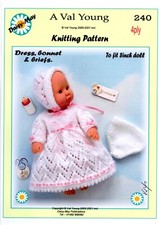 2 DOLLS KNITTING PATTERNS no