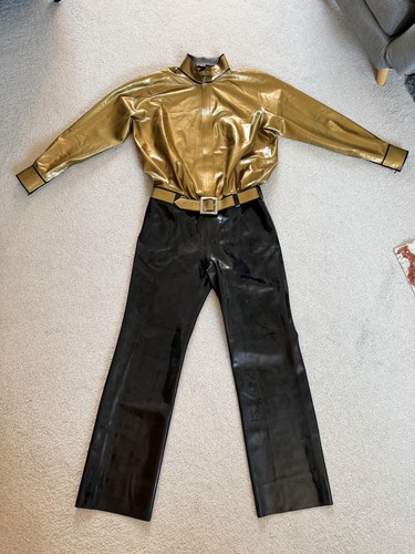 Inner sanctum latex catsuit - latex,