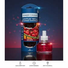 2pcs Yankee Candle ScentPlug Fragrance Refills, Black Cherry Plug in Air Freshen