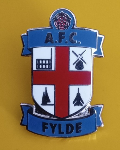 Fylde afc enamel - enamel, football