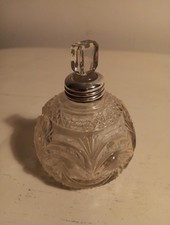 Antique Cut Glass Round Scent