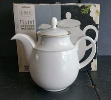 Marks & Spencer Lumiere, Teapot, English Fine China, White
