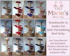 ANY COLOURS FLEECE Cat Tree Bed Replacement Set for Natural Paradise Magnolia XL