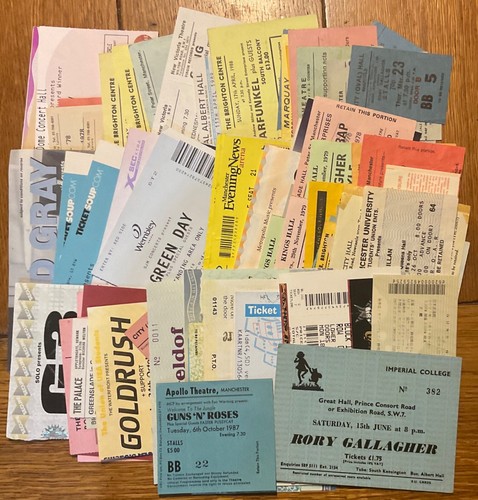 Original concert tickets - concert,