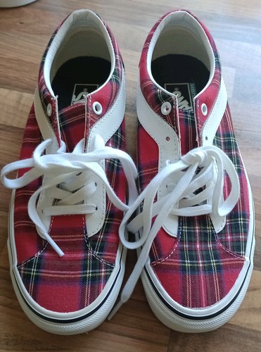 Vans red tartan ultracush - vans,