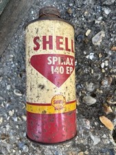 Shell Spirax 140EP Vintage Gear Oil Can