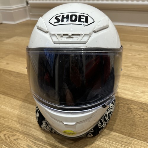 White shoei nxr helmet - white,