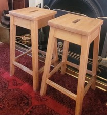 Pair Of Vintage Lab Stools