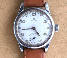 WW2 OMEGA MANUAL WINDER INDIAN CIVIL SERVICE ISSUE