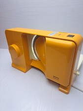 Krups Food Meat Slicer Electric Vintage Retro Appliance Tested Yellow/Cream