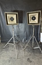 Vintage Electro-Voice Musicaster High Fidelity Projector Loud Speakers & Stands
