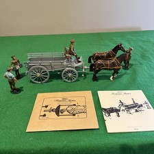 William Britain 8920 Horse Drawn G.S. Wagon & 4 Man A.S.C. Team Premier Series