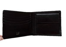 Dunhill Men's Black Leather Bi
