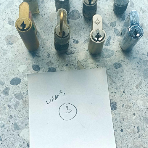 Locks job lot - locks, half