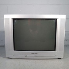 Wharfedale M2126N 21” CRT TV Retro Gaming Prop Spares/Repairs Vintage Monitor