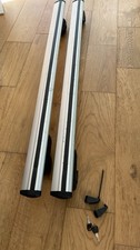 Aluminium Aero Roof Bars - Fits Car With Embedded Roof Rails inc BMW 320 Tourer.
