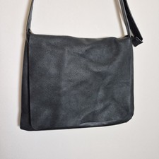 Soft Faux Leather Unstructured Crossbody Messenger Bag